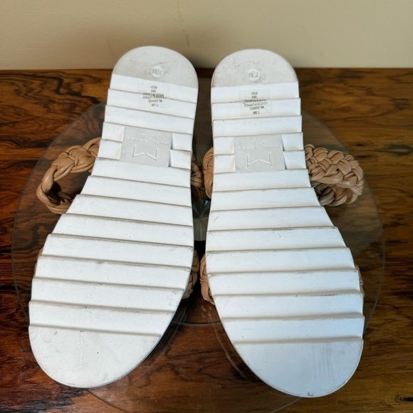 MARC FISHER Jaimee Espadrille Slide Sandal - Brown - size 7.5 - Picture 12 of 12